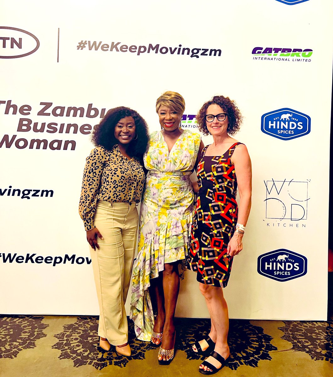 Met @DrFredaBrazle  (middle) last year at the @Zambiandiaspora Conference and now claiming her as a big sis officially. 

So glad to see you today and we’ll talk soon! 🤗

#WeKeepMovingZM #MTNBusinessZambia #ZambianBusinessWoman #WoodKitchenZM
