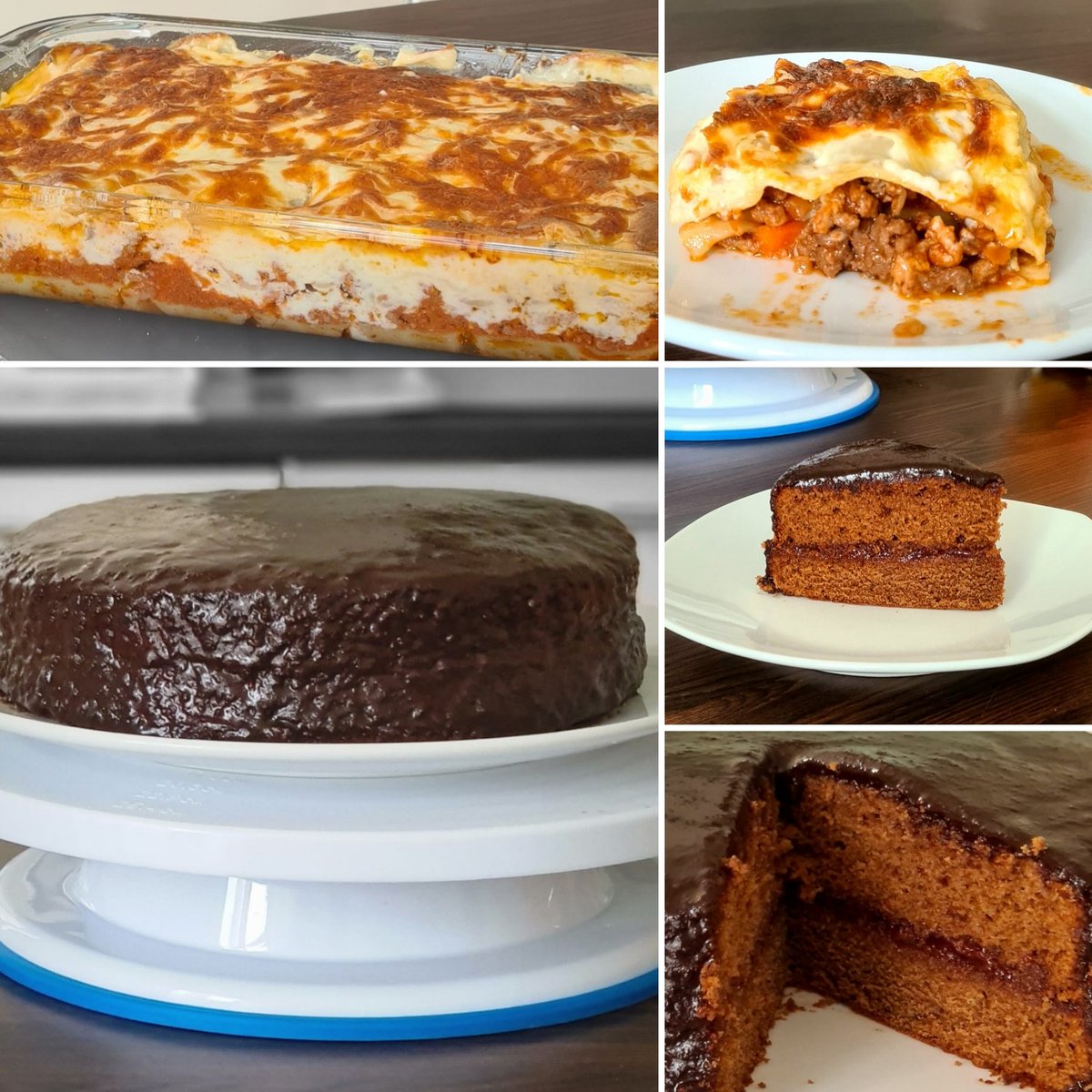 Mother's Day lunch, lasagna and chocolate cake with raspberry filling 😋😍 #homemadecooking #ChemistsWhoCook #MothersDay2023 #happymothersday