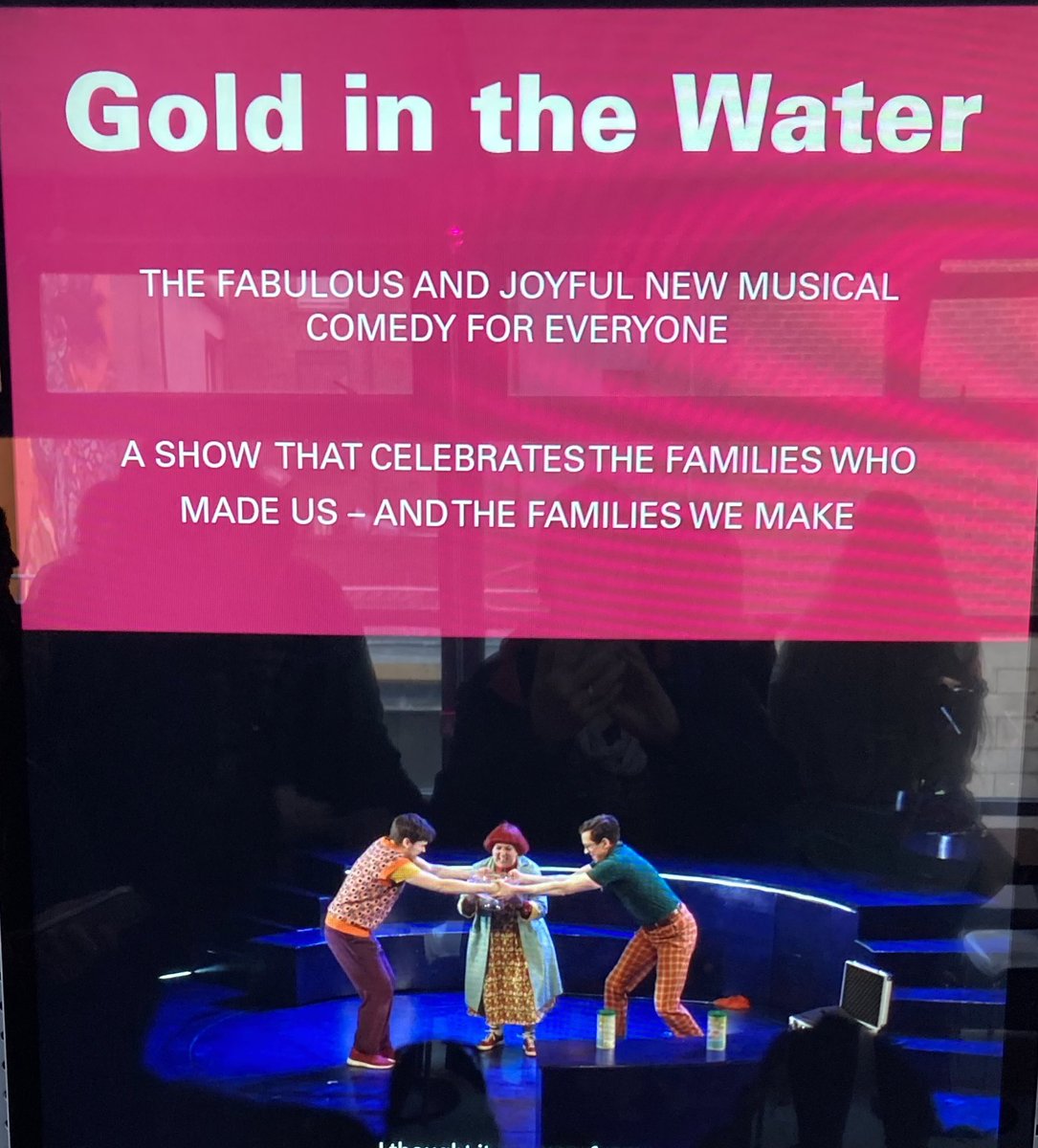 heleneryan's tweet photo. Fabulous new musical #GoldInTheWater in @projectarts until 26 March. Really enjoyable, funny and full of heart. Don’t miss it ❤️ https://t.co/juID9xraZQ