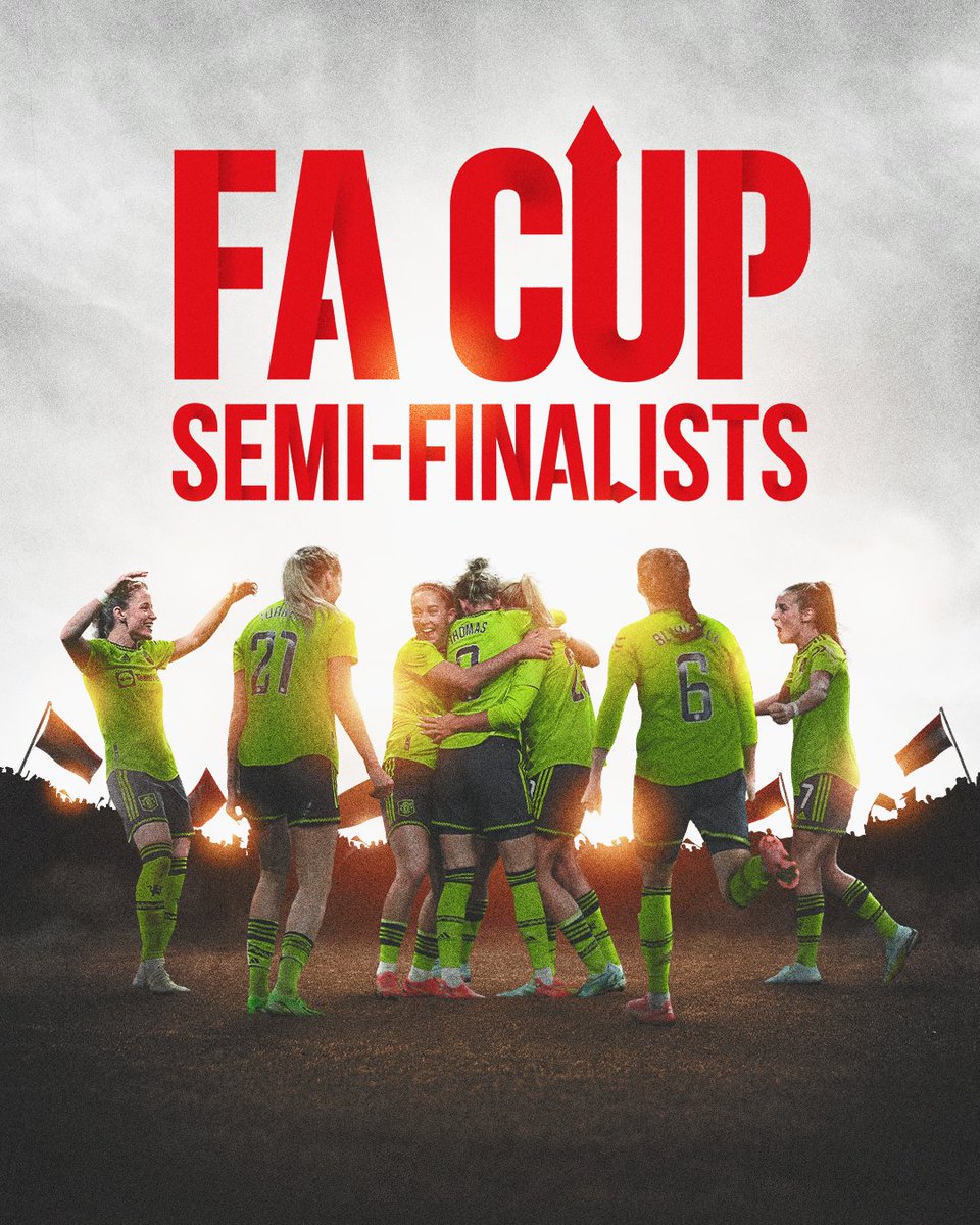 Marching ON, ON, ON! 👏

#MUWomen || #WomensFACup