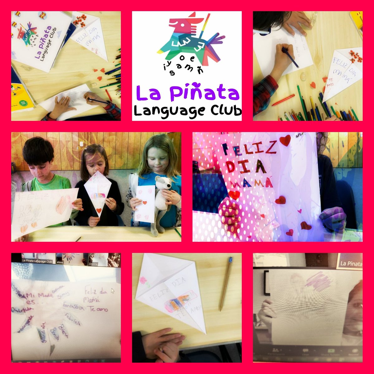 PinataLanguage's tweet image. 🎉 Today in the UK is Mother's Day.🙌🏽Wishing  all the wonderful mums a happy day!Receive our congrats and thanks for being such amazing mothers!
 i Feliz día de las madres! 💖🤗🌺🌹🌸🌷🌻 Con cariño, La Piñata Language Club.xxx
