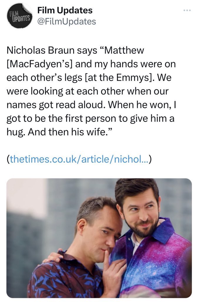simonemalec's tweet photo. succession s4 era. like you cant make this up https://t.co/bZMAnZatyQ