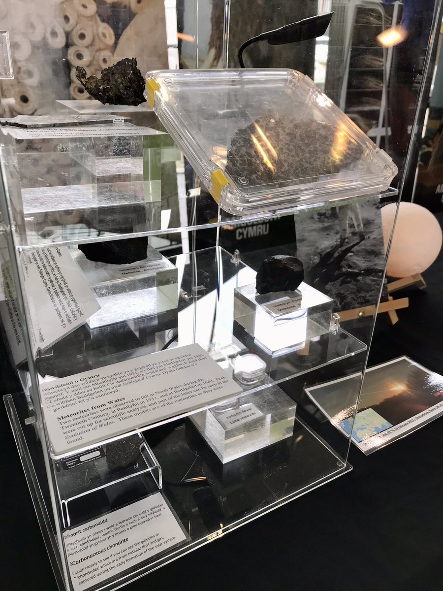 andy_p_h's tweet photo. We’re at @The_Waterfront today for #SuperScienceSunday showing off our @AmgueddfaCymru meteorite collection ! ☄️ https://t.co/CFjdgAW4R0