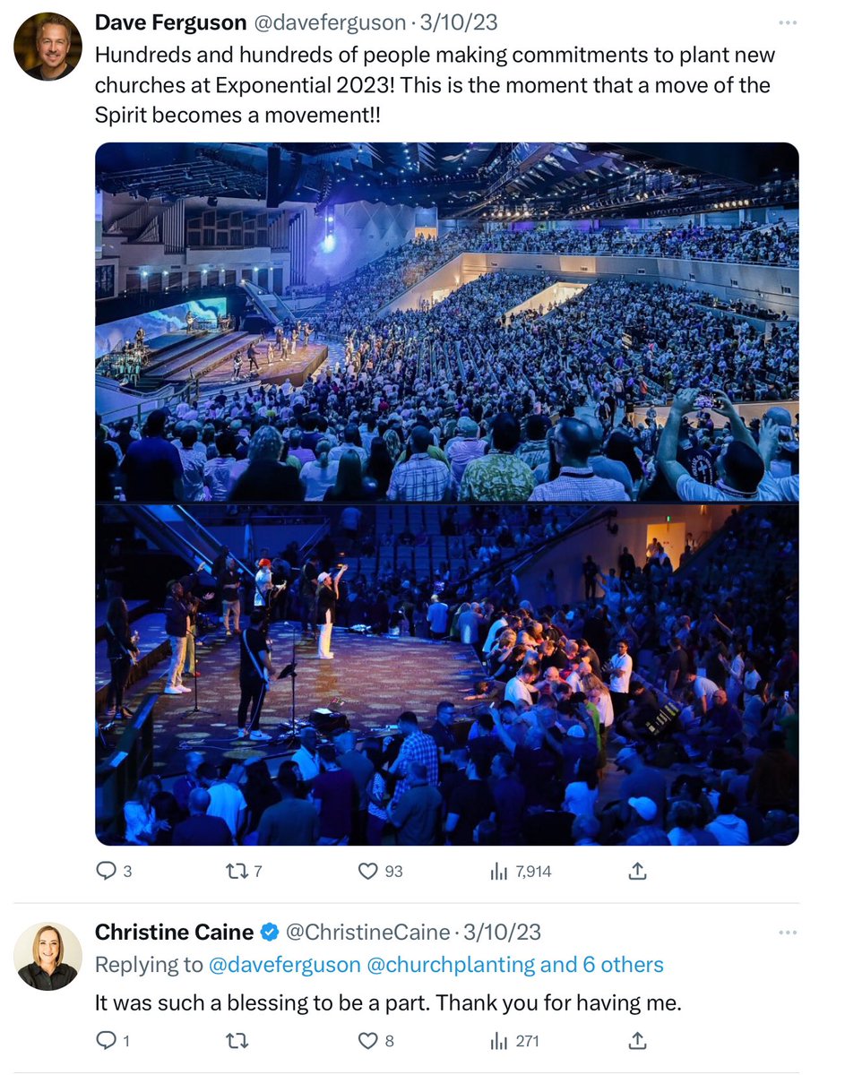 noedenelsewhere's tweet image. Wonder how much Caine &amp;amp; Howerton received in ‘honorarium’ payments to speak at the #exponentialconference