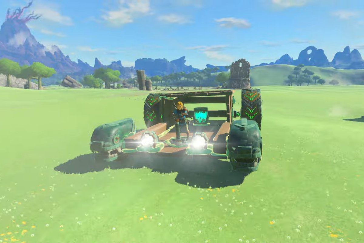 Long_Shot_Ads's tweet photo. The Legend of Zelda: Tears of the Kingdom’s latest trailer reveals a new car and airship for Link: ht: @motorcycletwitt https://t.co/2ZXkrr1BRe https://t.co/ipCl4RgjnT