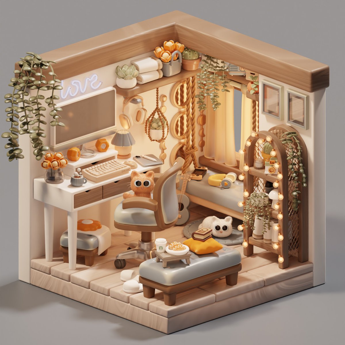 nicky_blender's tweet photo. Which room do you prefer?🌷 #b3d https://t.co/1rr2C3furq