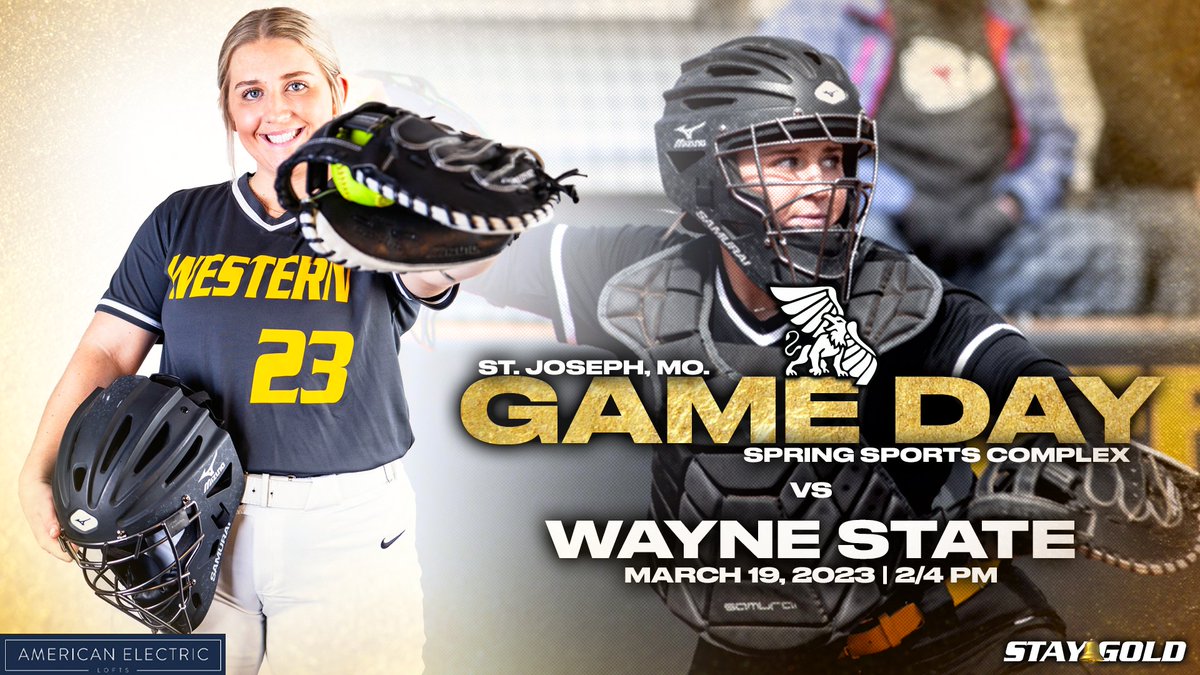 🥎 Rise and grind, Griffs!

📍 — Spring Sports Complex, #OurCity
🆚 — Wayne State
⏰ — 2/4 p.m.
📊 — bit.ly/3HXRa0y
📺 — bit.ly/3qzqueh

<a href="/GriffonSoftball/">Griffon Softball</a> | #StayGold🔔