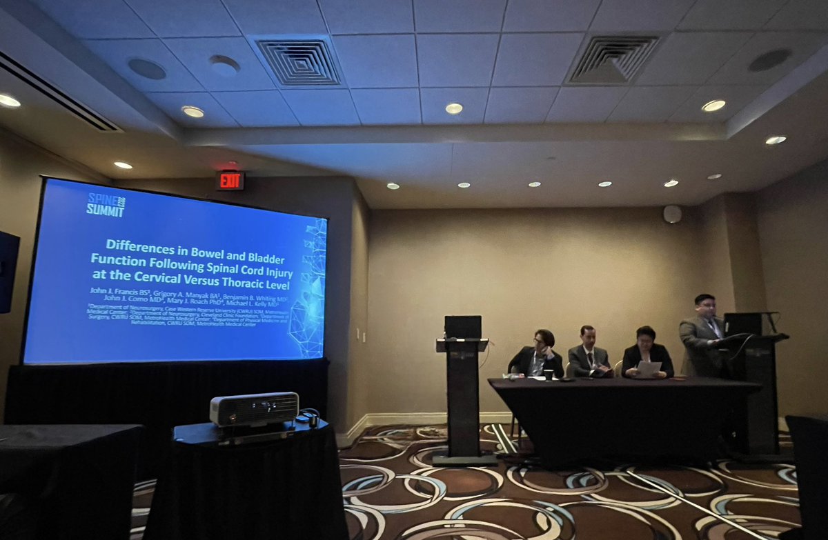 Had a wonderful time this weekend presenting my research <a href="/spinesection/">AANS/CNS Spine Section</a>. Grateful for the opportunity to be able to share my work conducted <a href="/metrohealthCLE/">MetroHealth</a> <a href="/CWRUSOM/">CWRU School of Medicine</a> 

#neurosurgery #spinesummit2023