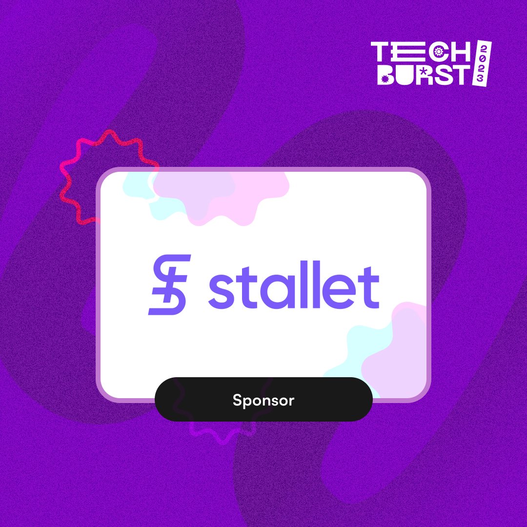 i4gaefunai's tweet photo. Introducing our Sponsor for #TechBurst2023

@stalletco is an all-in-one cross-chain and non-custodial mobile crypto wallet built on @Stacks blockchain, secured by Bitcoin.

Thank you @stalletco https://t.co/vhEAzXTEzz