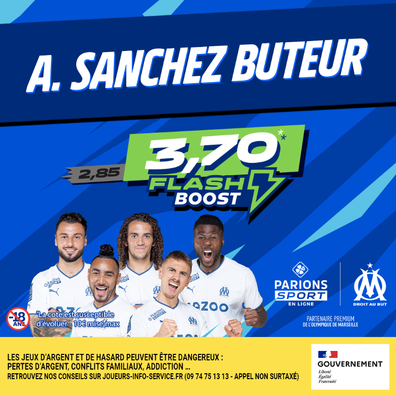 ParionsSport's tweet photo. 🔵⚪️ Plus que quelques minutes pour profiter du #Flashboost sur l'inévitable Alexis Sanchez !
#EnLigne
