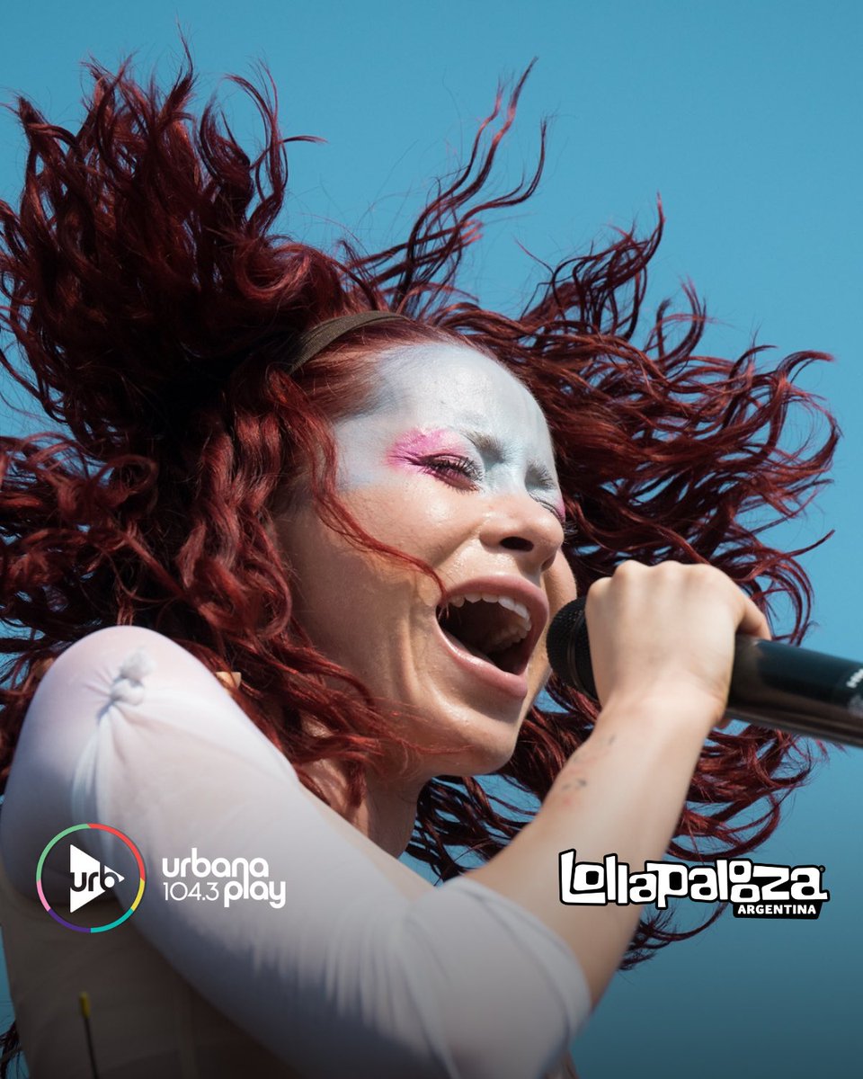 UrbanaPlayFM's tweet photo. CAMI y un show increíble 🚀 

Viví la experiencia #LollaAr en Urbana Play, mucho más que una radio 💥

¿Qué artista no te podés perder hoy? https://t.co/crRkUxWXP0