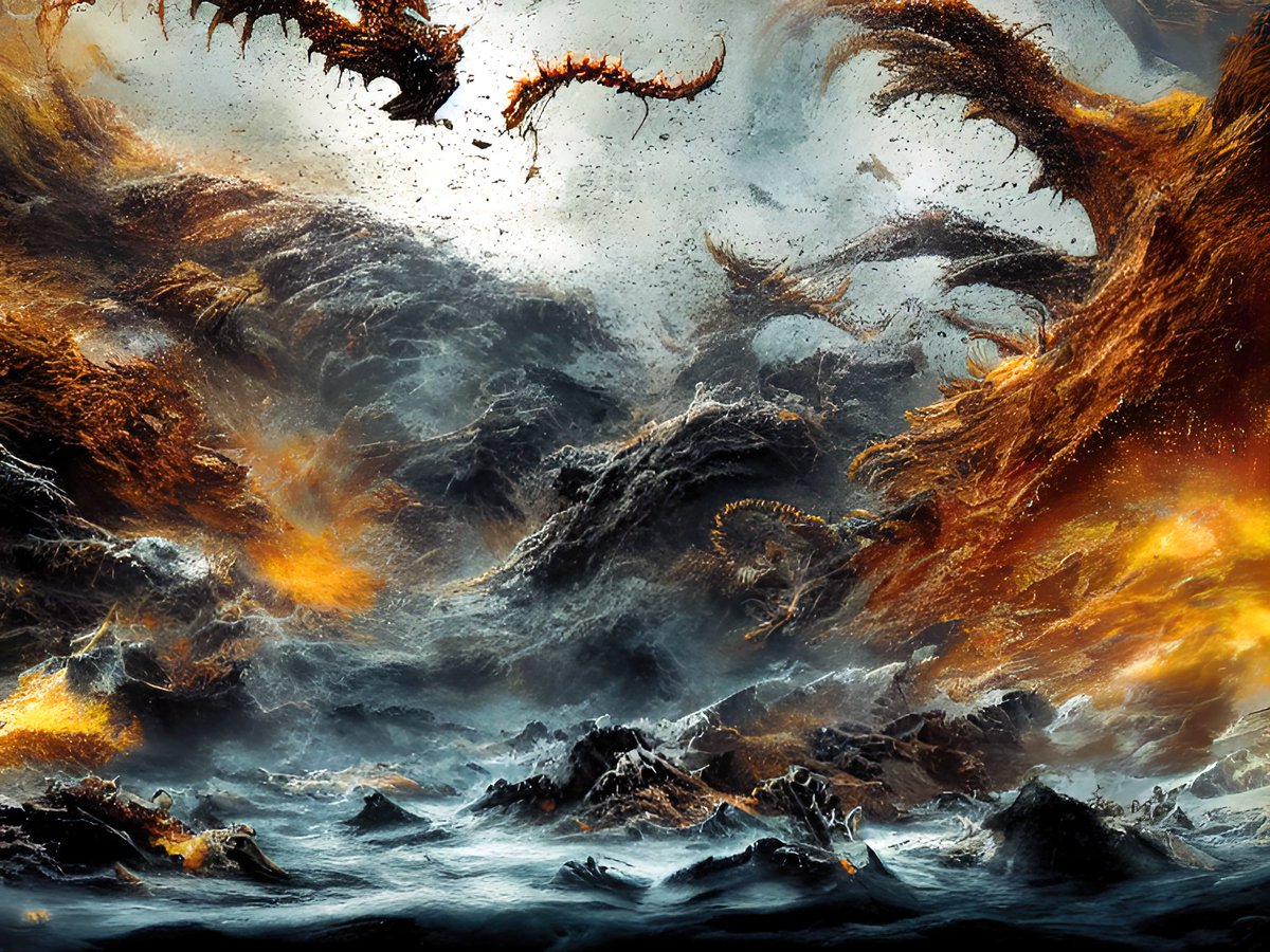 xalieri's tweet image. Naturalistic landscape paintings of extinction-level events. 1/3

#ExtinctionLevelEvent #ExtinctionLevelEntity #Naturalism #Landscapes #BuckleUp #WeirdArt #PsychologicalLandscape #ImSureItMustMeanSomething

#DarkArts #DigitalArt #AIAssistedArt #AIArt #WomboDream #StableDiffusion