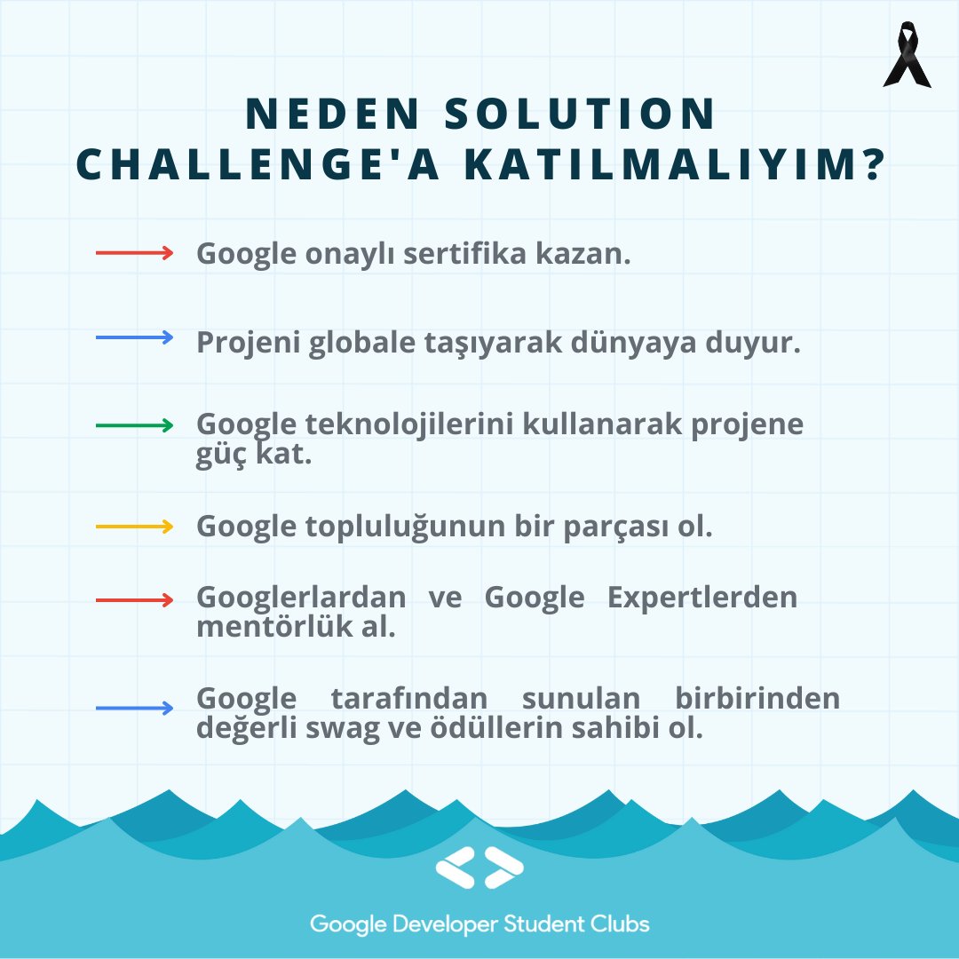 GdscMtu's tweet image. Hiç kendine "Neden Solution Challenge'a katılmalıyım?" diye sordun mu? 🤔
Solution Challenge avantajları saymakla bitmeyebilir lakin başvurular 30 Mart'ta bitiyor. 😉
Başvuru linki bio'da. 💫
#gdsc #Google #solutionchallenge