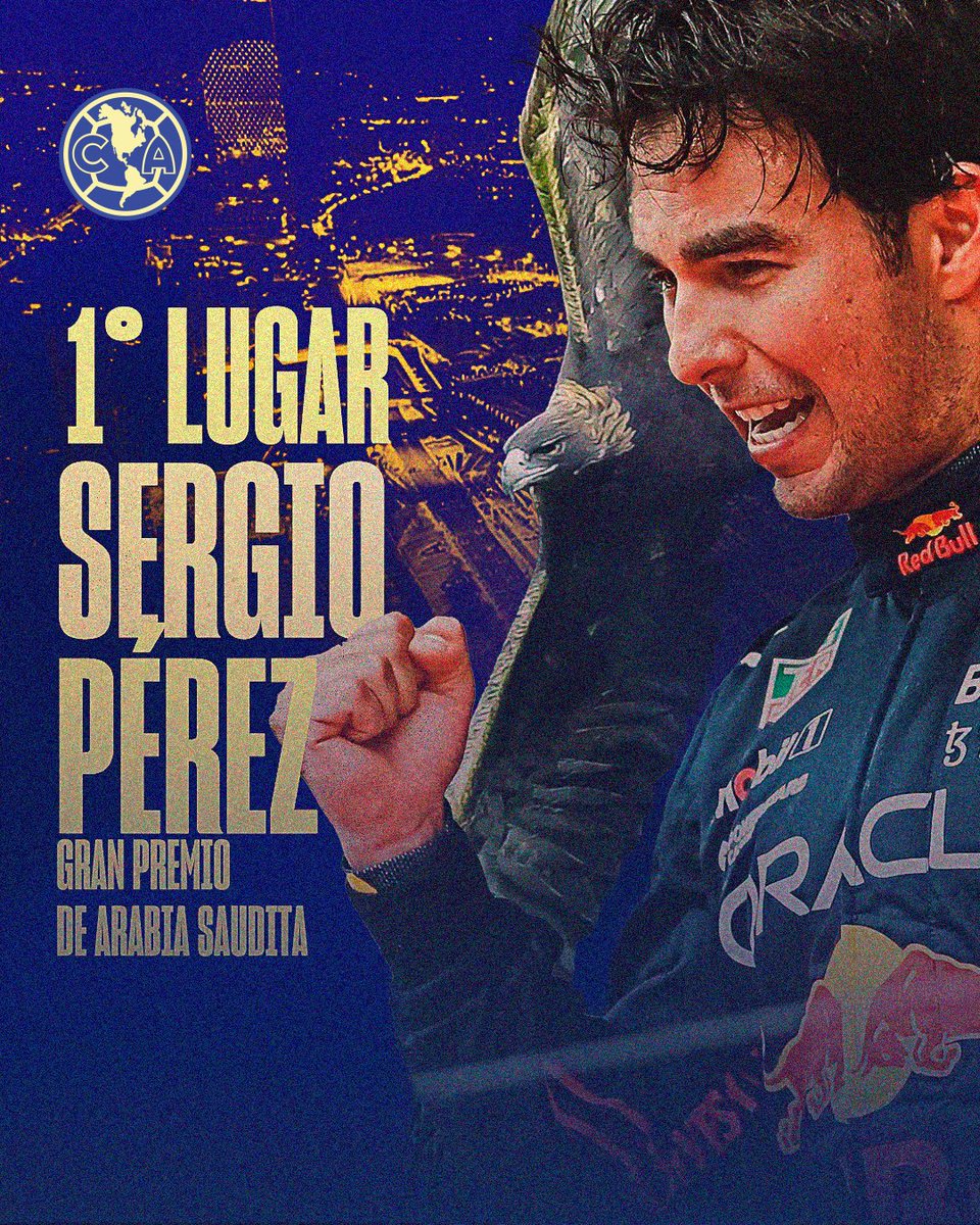 Felicidades Checo Pérez por ser el líder, el justo ganador en el Gran Premio de Arabia Saudita 🇲🇽🏎👋 #F1 @SChecoPerez #SaudiArabianGP