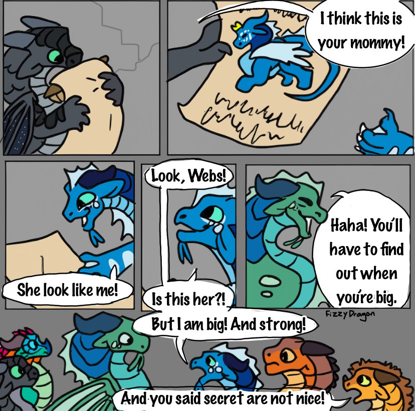 Fizzyreverse's tweet photo. Wof comic
Give me some ideas on what the dragonets should do next!
#savewof #savewingsoffire #savewoftvshow #wof #dragon #comics https://t.co/qE9eukgSua