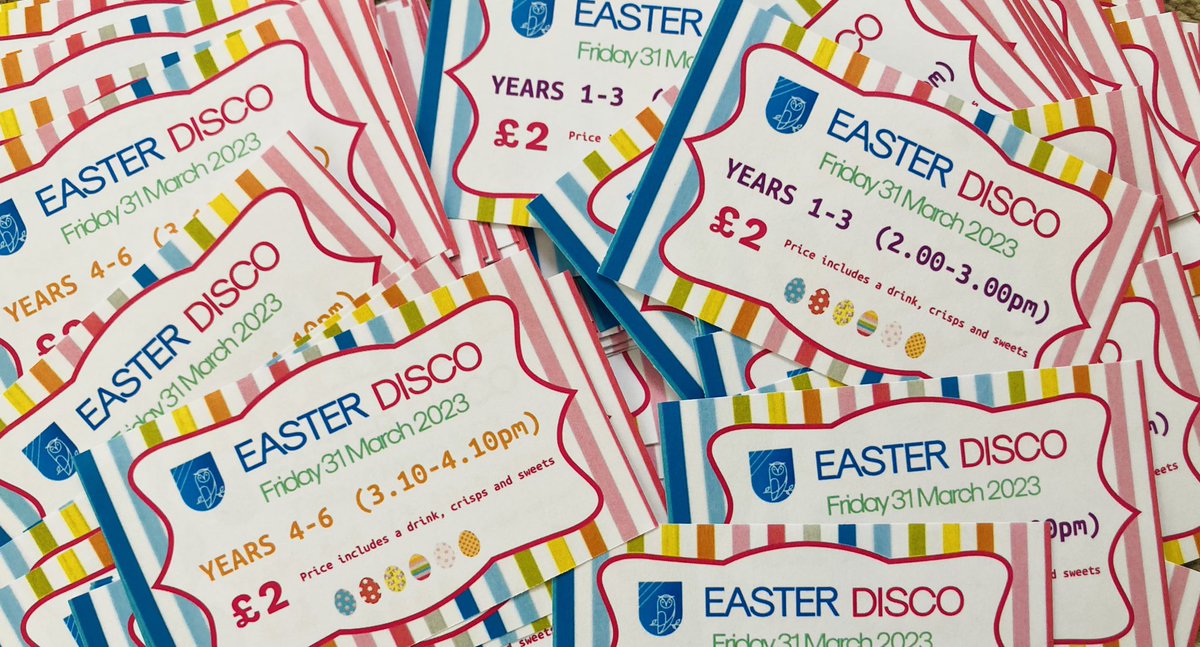 nicolastorr14's tweet photo. Easter Disco tickets go on sale tomorrow morning, in the playground π₯ πΆ Β£2 each! @carletonparksch #parentcouncil #easterdisco https://t.co/kygWE7HjnC