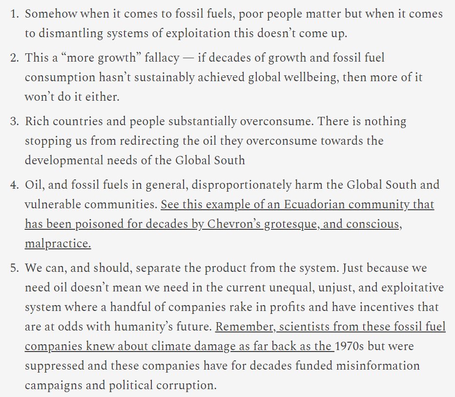 fictitious_cap's tweet photo. 16/ To conclude, let's talk about the Global South being energy poor (solving hunger, electrification, infra will all require a lot FF energy) &amp; why the Alex Epstein type narratives are wrong.

5 reasons below: https://t.co/8WnGkBba6k