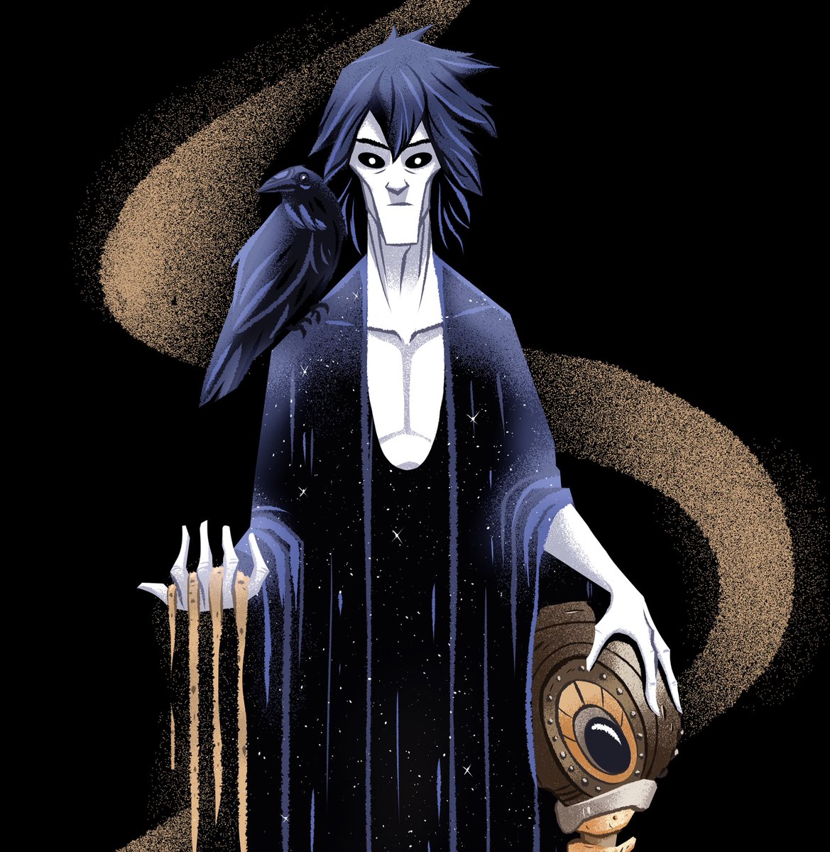 coreyfieldsart's tweet photo. Something else I love. Dream, Morpheus, Sandman… by @neilhimself whose words have always helped me get through tough times. 
.
.
.
#sandman #vertigo #vertigocomics #comics #comicart #draw #drawing #art #illustration #digitalart #sketch #morpheus #dream https://t.co/wkpZ7Fueiu