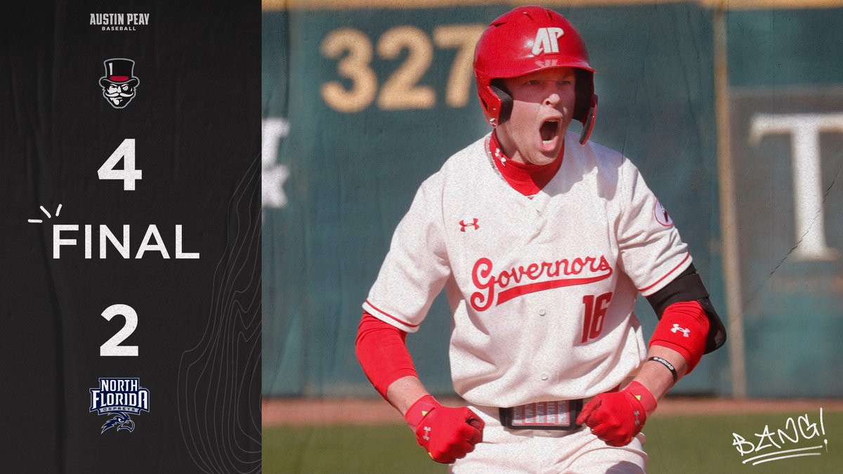 GovsBSB's tweet photo. 𝕾𝖒𝖆𝖘𝖍. 𝕭𝖆𝖓𝖌. 𝕿𝖔 𝖁𝖎𝖈𝖙𝖔𝖗𝖞!

The Govs clinch the #ASUNBSB Series! 

#LetsGoPeay | #⃣🅱️🅰️🆖 https://t.co/x1wxz69YZd