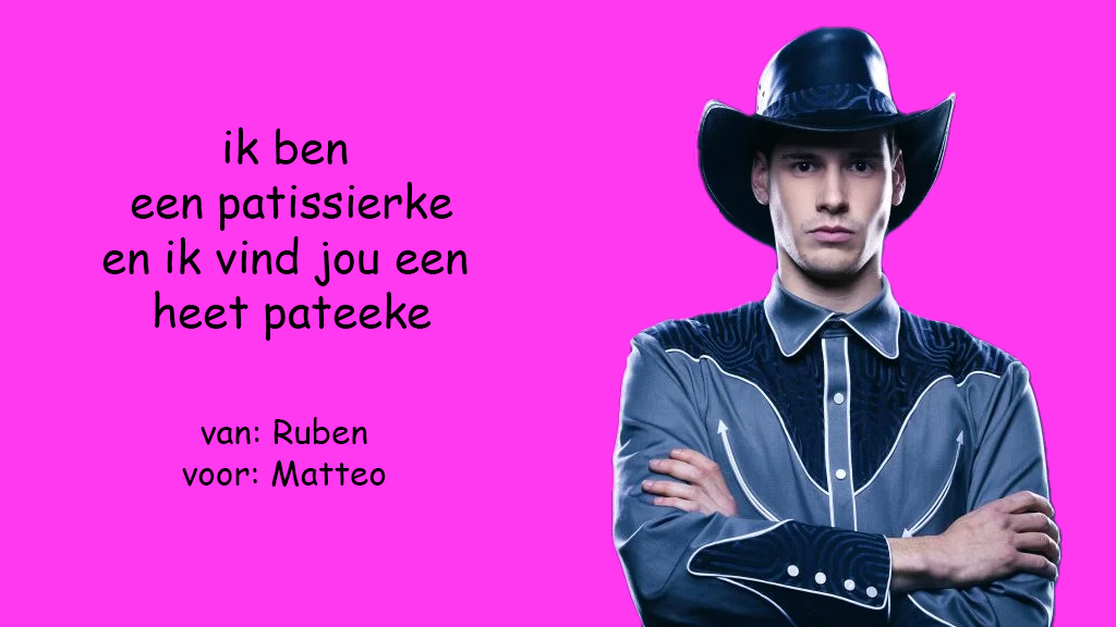 #DeMol 
Ruben ❤️ Matteo