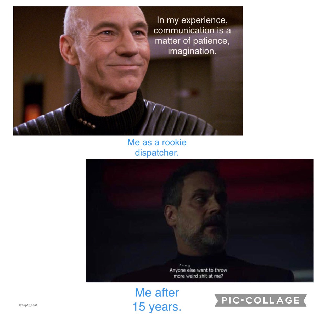 Super_Shat's tweet image. #IAm911 #DispatcherLife #DispatcherProblems #StarTrek #StarTrekPicard