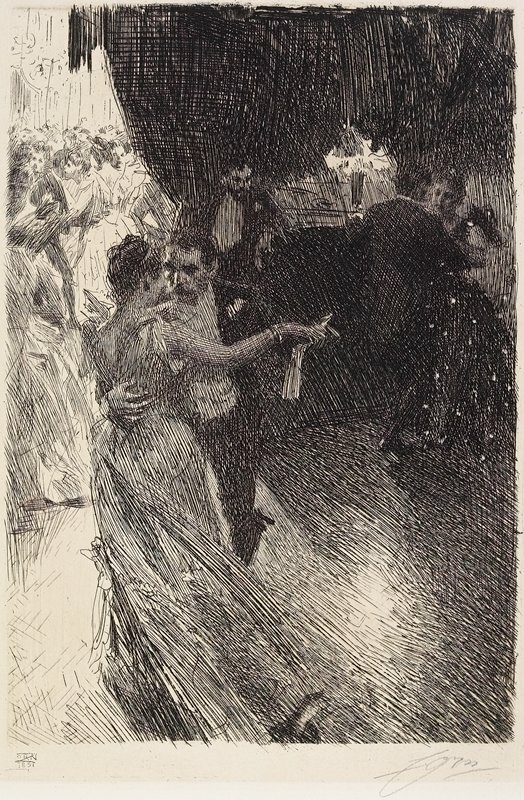 Anders Zorn, The Waltz, 1891 #artsmia #minneapolisinstituteofart collections.artsmia.org/art/59326/