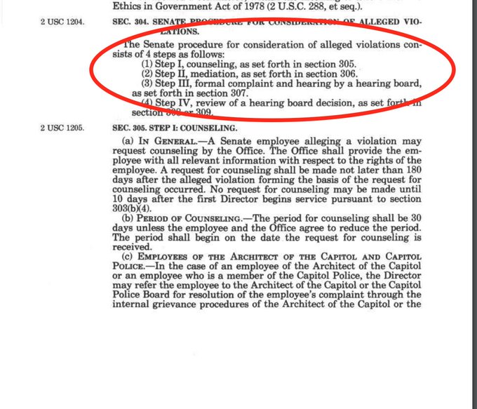 MartinRedmonddd's tweet photo. @almostjingo  Document Dump MIchele Daubner left these a while back showing how congress makes victims of rape go through psychological evaluation &amp; how Senate Employees seemingly wouldn't have to pay?

#TaraReade https://t.co/PPTa1jWh83