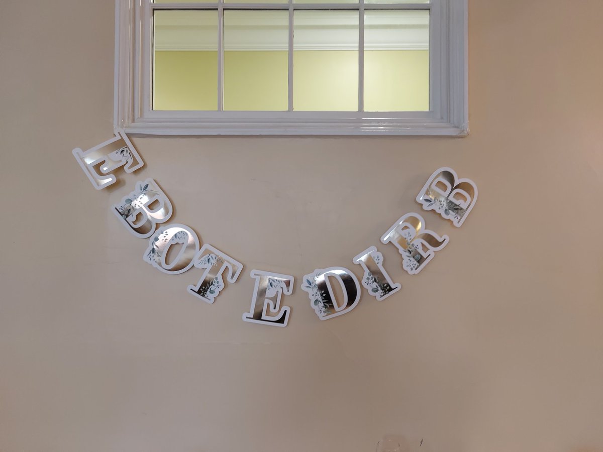 This was legitimately bought from <a href="/homebargains/">Home Bargains</a> - a back to front "bride to be" banner. 
Couldn't swap it and rearrange, it was stuck like this. Thankfully we decided to just go with it.....but just thought they should be aware of a dodgy batch (I had x3 like this!) 😳😂