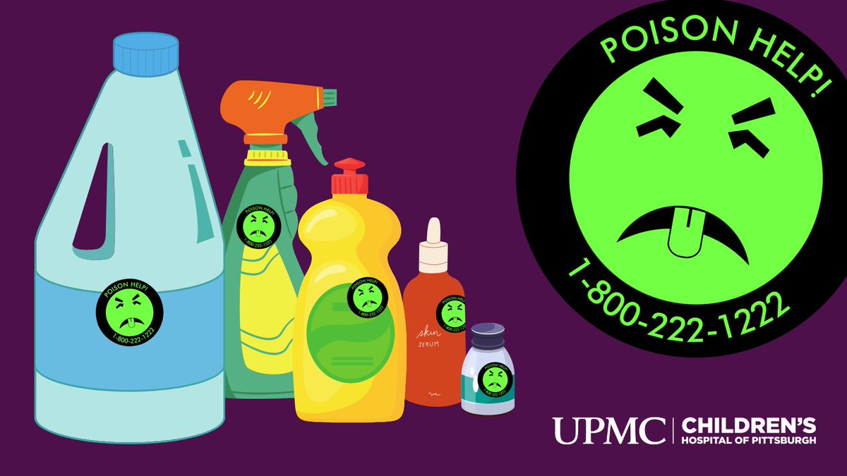 “Mr. Yuk is mean. Mr. Yuk is green.” Mr. Yuk stickers are still a great tool for parents to visually mark potentially poisonous household products. Request two free sheets for your family: bddy.me/40bPAA4  #PoisonPreventionWeek #NPPW2023 #PoisonPrevention #MrYuk