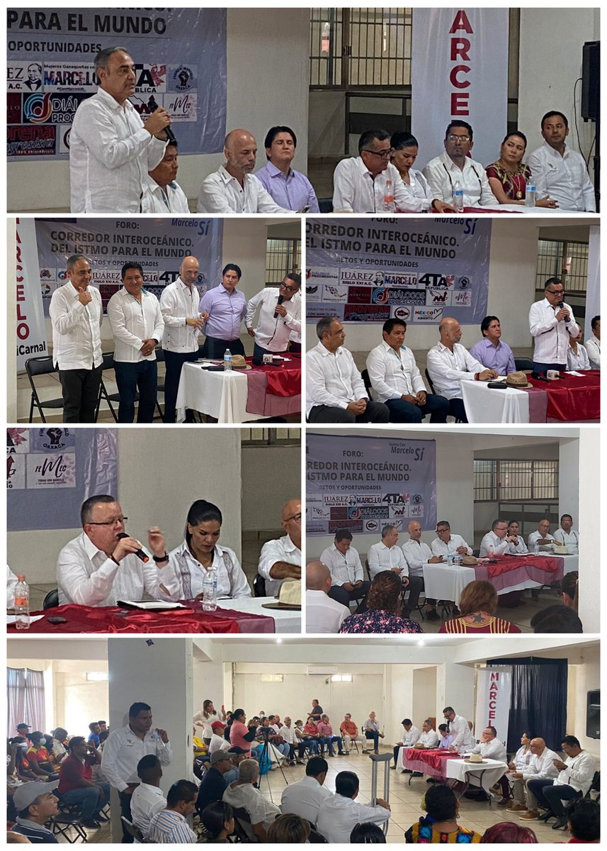 ACorazonAOax's tweet photo. #EncuentroParaElFuturo en #SalinaCruz #Oaxaca con exposición de expertos en el tema del Corredor Interoceanico "Del Istmo para el Mundo". #ConMarceloSí
@m_ebrard @AlbertoEsteva @RBA_77 @MaluMicher @luzmiazul @baguilarc @emiliodegyves1 @JULISSA_16 @ALLAN_ECH @CarolAntonioA https://t.co/NoE96yvJCw