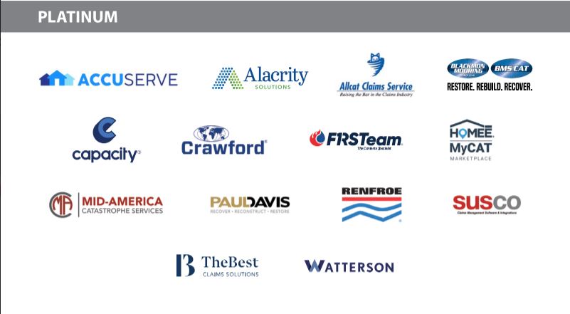 Thank you to our PLATINUM sponsors! #PLRB #ClaimsConference2023 #YourClaimsStory