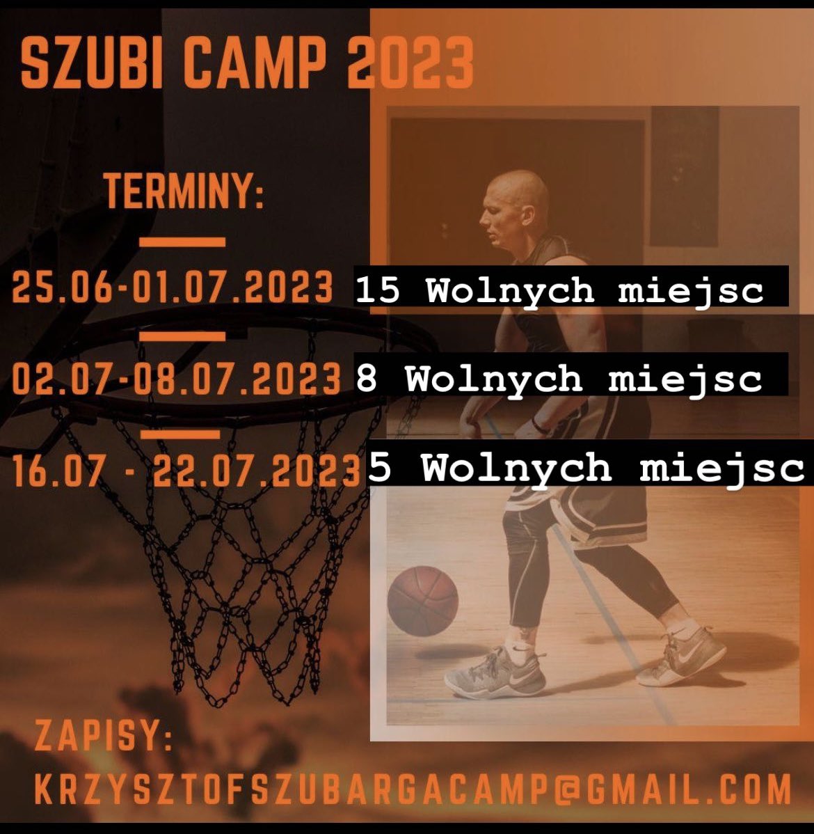 Szubi_07's tweet photo. Zapraszam do Zapisów 🏀✍️📲📱💻 https://t.co/WRWTPsNKZd