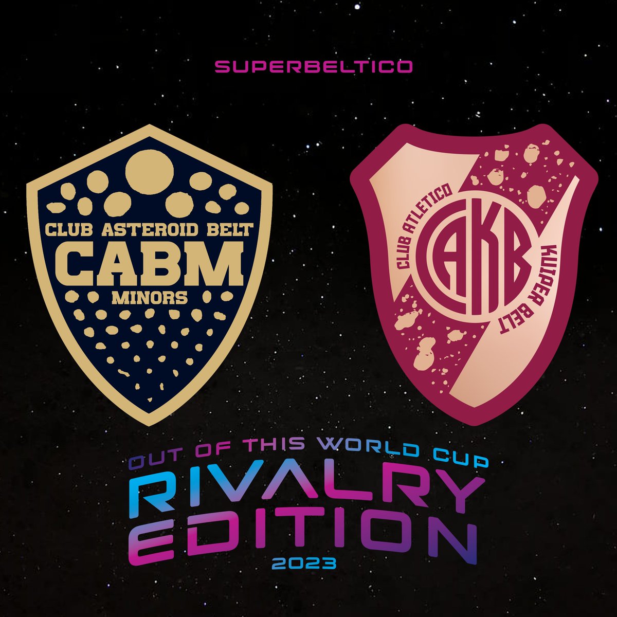 OutOfThisWC's tweet photo. #ElClasico is about to kick-off, but have you heard of the Superbeltico? 

Out Of This World Cup kits coming soon. @olive_york https://t.co/VrvxyMy4gK