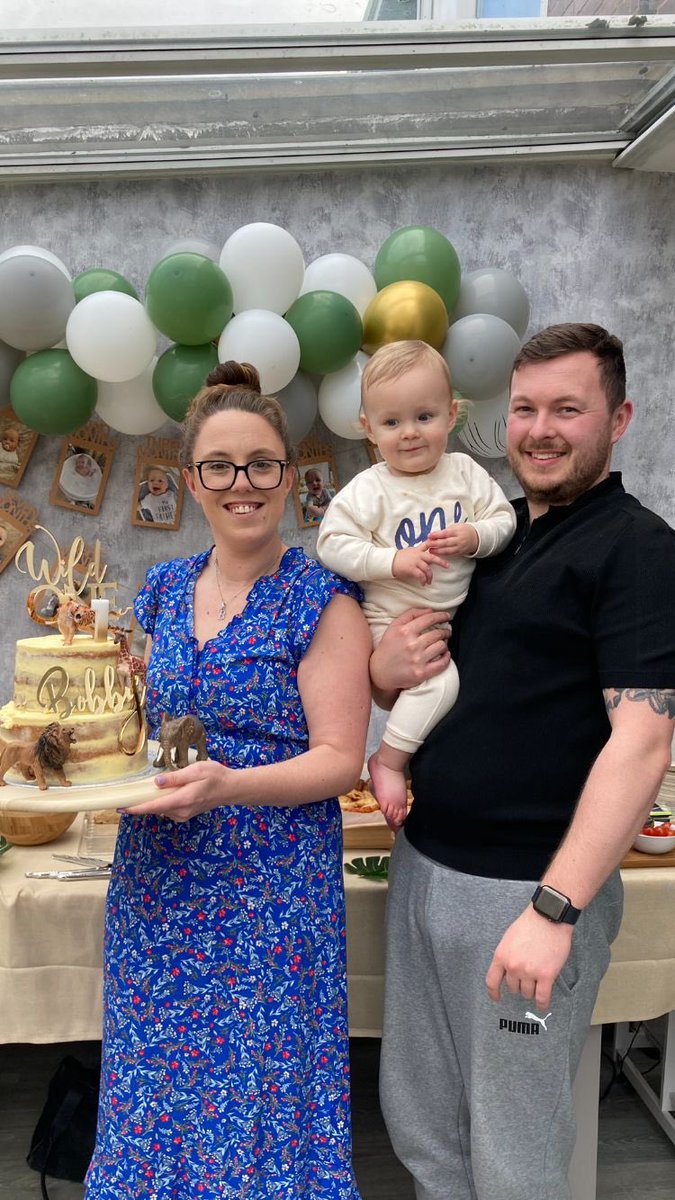 Happy first birthday Bobby  <a href="/HelenShepherd_2/">HelenHolland 🖤</a>  💙💙 #timeflies