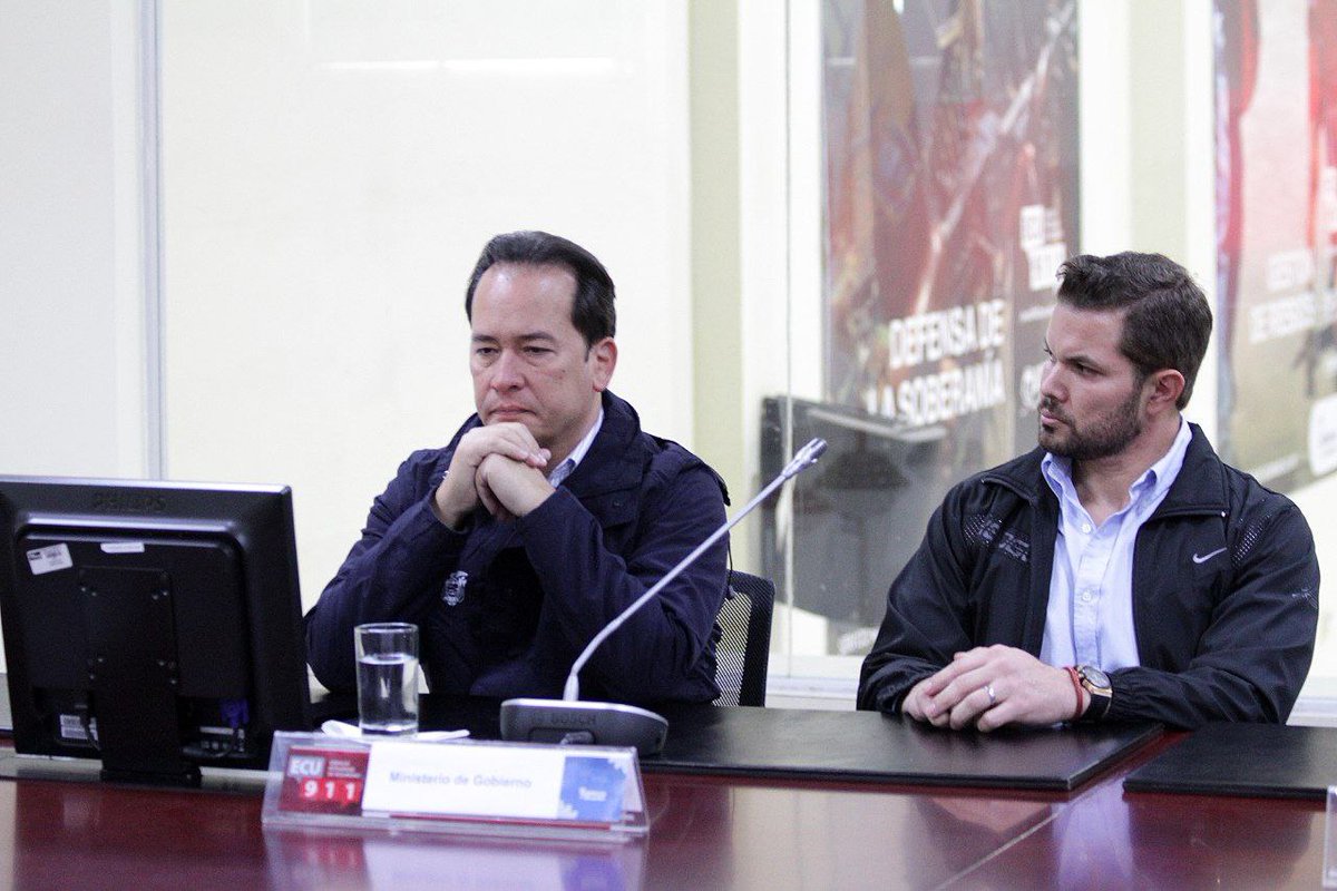 Ministerio de Gobierno Ecuador tweet media