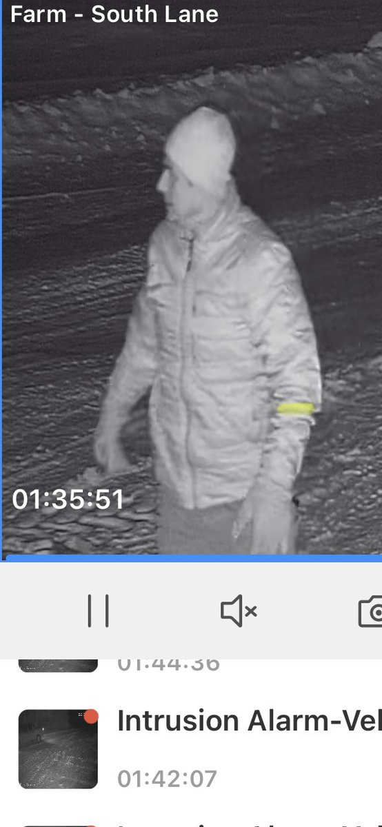 Would anybody happen to know this fella? He was on our farmyard and entered one building scouting in the early morning hours. Left his car parked on the highway in the meantime.