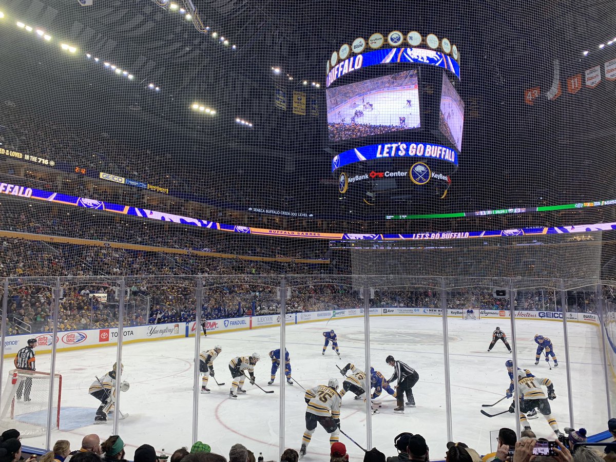 GregWeigert's tweet photo. @Kyleandolina34 That’s why I skipped the NESN broadcast and went to the KeyBank Center this afternoon. 🏒 https://t.co/9QIjJX1Mte