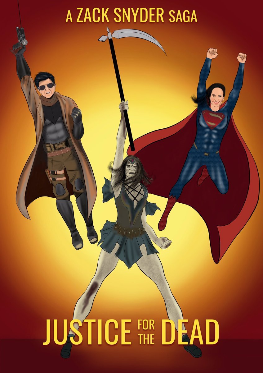 SamuEl_KentMan's tweet photo. We need Justice!
@TigNotaro for Batman! #BatTig
@ADELAREGUERA for Superman!
@AthenaPerample for Wonder Woman!
#SnyderVerse #ArmyVerse #RebelVerse
#OscarsCheerMoment #OscarsFanFavorite
#ZackSnydersJusticeLeague
#ArmyOfTheDead
#SellSnyderVerseToNetflix
Art by @Cris_Arriagada https://t.co/5rlWnB7ZRU