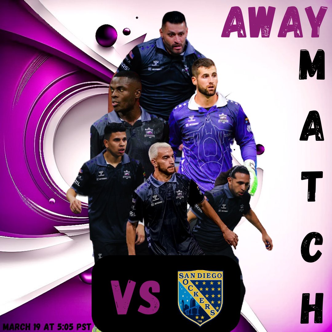 Empire_Strykers's tweet photo. The road continues tonight at 5:05PM
down at Pechanga Arena ⚔️
If you aren't making the trip down south, tune in to one of our online streams💜
Either on Twitch or SiriusXM FC
#WeAreEmpire #EmpirePride #EmpireFamily https://t.co/cziCGrC3g4