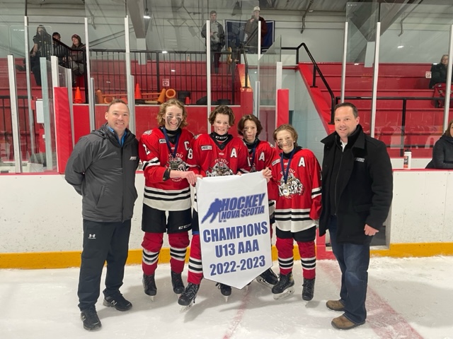ATLANTICS-BOUND‼️ 🌊

Congratulations to the Pictou County Crushers who got goals from eight different scorers in a win over TASA to bring home Nova Scotia Minor U13 AAA Provincials gold. 🥇

All the best at Atlantics, Crushers! 👏

#nsproud