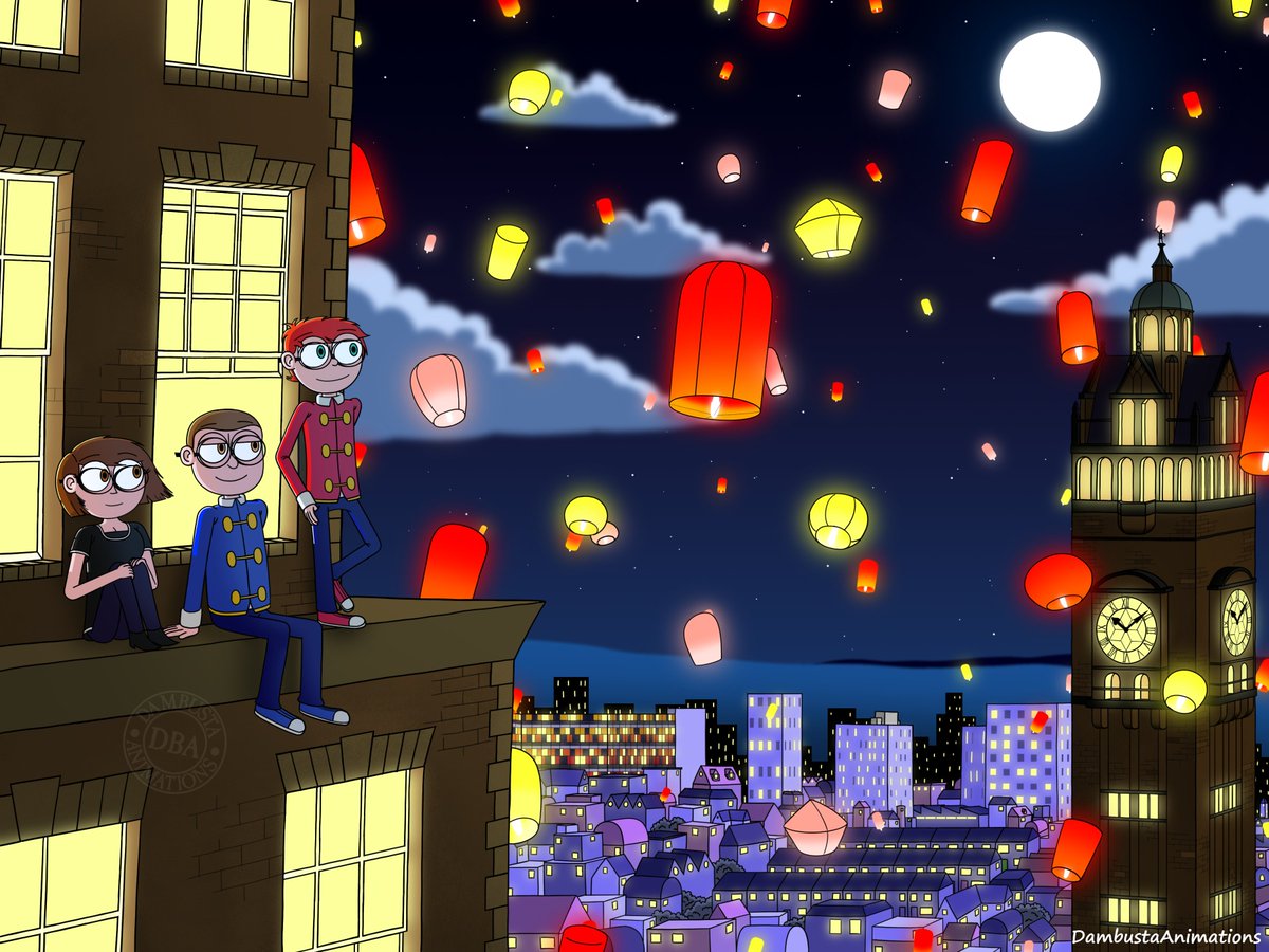 I've FINALLY gotten this piece done! Made for the Spring Lantern Festival (it's late) I liked making a nice calm piece of art for once, a landscape of Sheffield at night :)

#lanternfestival #art #digitalart #poster #OC #Sheffield #Sheffield2023 #ArtistOnTwitter