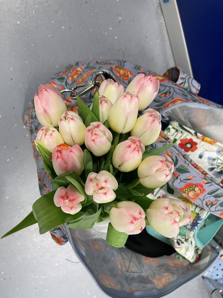 Tulips for Mother’s Day from our manager - how lovely 🥰