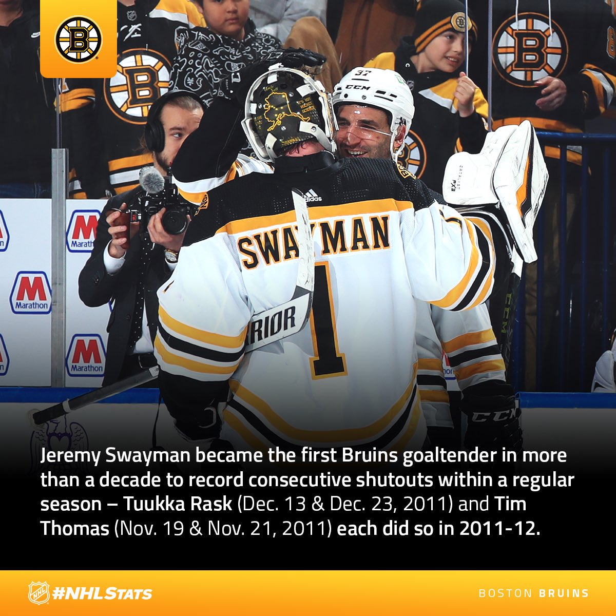 With 13 games remaining, the <a href="/NHLBruins/">Boston Bruins</a> (53-11-5) need 10 wins to set a new single-season NHL record.
 
#NHLStats: media.nhl.com/public/live-up…