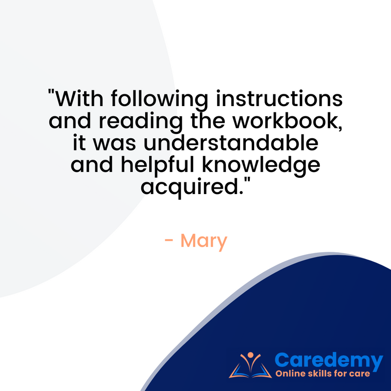 Thank you for the kind words, Mary! 🙌

We really appreciate it! 🧡

#Caredemy #Appreciation #CompanySafety #StaffSafety #SkillFOrCare #HealthIndustry #CareSkills