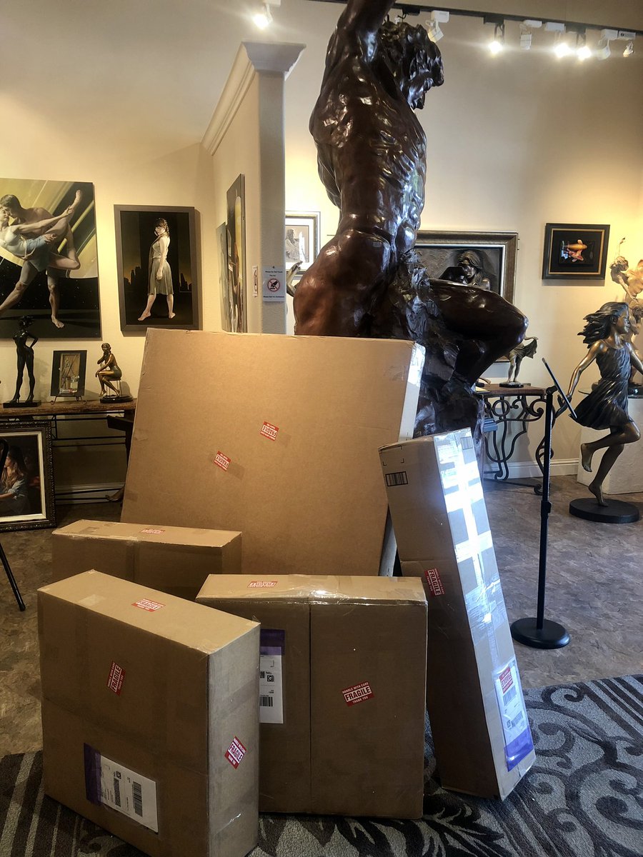 Art going out! Is one of these yours? If not, we have more. 🖼️
#art #artgallery #artdisplay #artshipping