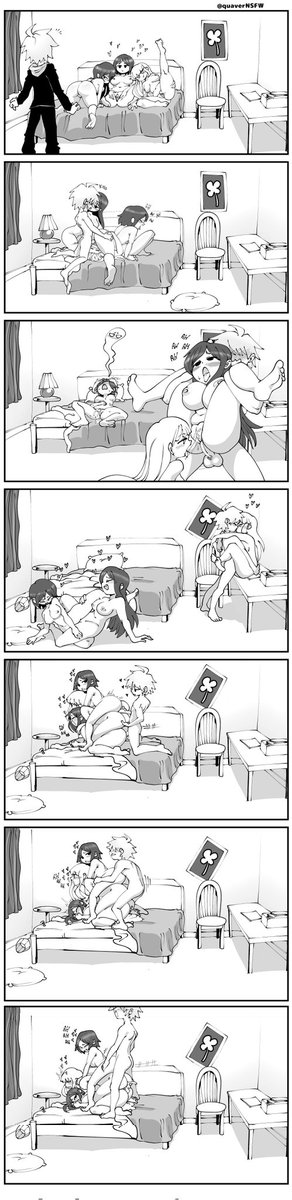 quaverNSFW's tweet photo. webtoon style comic page 
Comm for @Baka2niisan https://t.co/cPU486edJu