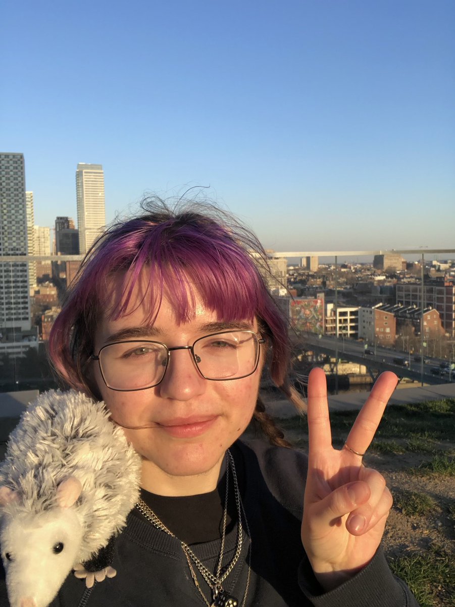 ek8terina's tweet photo. Douglas Oliver [opossum] and I went on several visit days and are super excited to start my PhD with @DrMetaxa @CIS_Penn 🥳🤗🤗🥳🤠🐀 yaaay https://t.co/Th0RSUQSn1