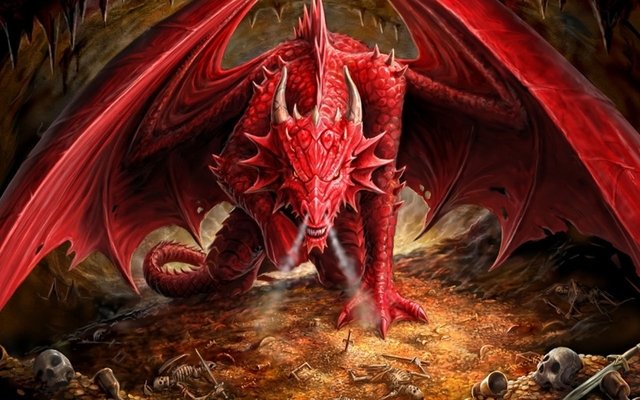 ConsuBooks's tweet photo. La dragona roja tenia un sequito que la alababa pero la verdad solo deseaban los tesoros que guardaba, la guerrera sintio piedad de ella  y la dejo con su sequito para que pensara que ahi estaba su autentica felicidad #minirelatos @LPokimoni @andree_c88 https://t.co/1Qk5XWG3fF