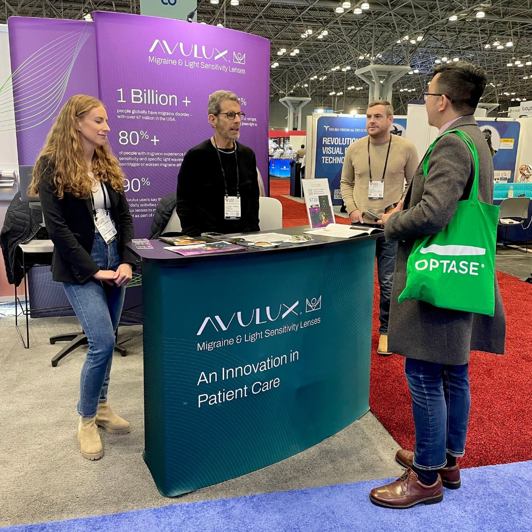 Avulux Migraine Eyewear tweet media