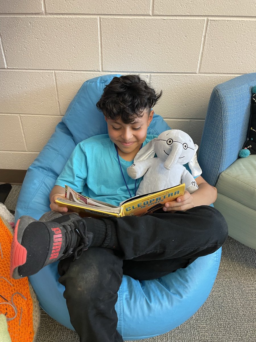 NESlibrary's tweet photo. It’s always a good day to visit the Northside Library! @NorthsideES ❤️📚❤️#ReadingJoy #BookAccessMatters #CHCCSLibraries #fREADom https://t.co/emomSjFThk